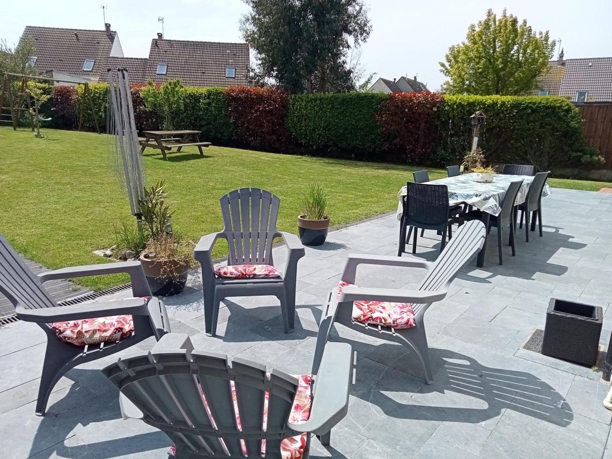 Soleil D'Opale Et Son Grand Jardin Villa Wimereux Buitenkant foto